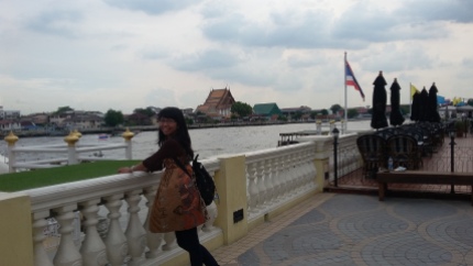 me in the bank of Chao Phraya